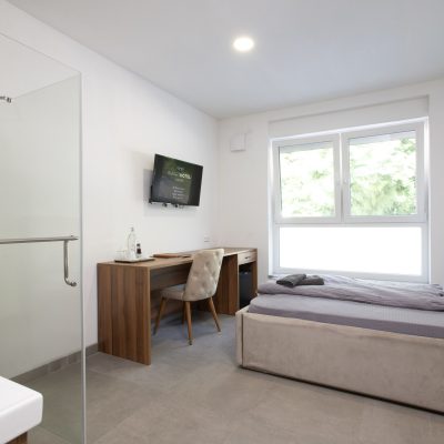 Einzelzimmer Fensteransicht